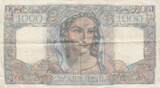Frankreich 1946 1000 Francs Minerva and Hercules - 25-04-1946 - Serial Z.258 III / SS