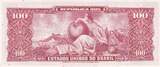 Brasilien  10 Centavos on 100 Cruzeiros, Dom Pedro II - 1967 - Estampa 2A serial 967A I / ST