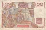 Frankreich 1946 100 Francs - Young farmer - 31-05-1946 - Serial L.54 IV / S+