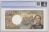 Neukaledonien  5000 Francs - Bougainville - Boat - Specimen - ND 1971) - PCGS OPQ 65 - P.65s I / ST