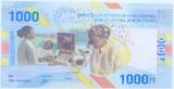 Staaten Zentralen Afrikas  1000 Francs - Building - Medical research - Hybrid - 2020 (2022) - Lettrer D7 I / ST