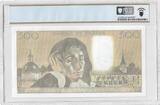 Frankreich 1987 500 Francs - Pascal - 03-03-1988 - Série C.273 - PCGS 64 PPQ I / ST