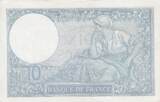 Frankreich 1941 10 Francs - Minerva - 02-01-1941 - Serial Y.82932 II / VZ