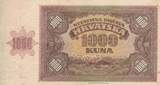 Kroatien 1941 1000 Kuna - Young girl - Mountains - 26-05-1941 - Serial V III / SS
