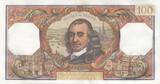 Frankreich 1967 100 Francs Corneille - 05-10-1967 Serial Y.266 II / VZ+