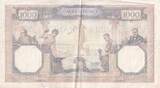 Frankreich 1931 1000 Francs Ceres and Mercury - 02-04-1931 - Serial D.1296 IV / S