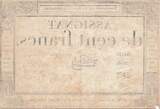 Frankreich  100 francs - 18 Nivose An III - 1794 - Sign. Lehord - Serial 2836 III / SS
