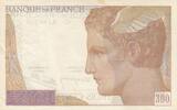 Frankreich 1938 300 Francs - Ceres - 06-10-1938 - Serial C.0180236 III / SS+
