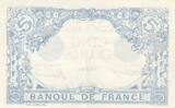 Frankreich 1916 5 Francs - Blue - 23-06-1916 - Serial X.12519 II / VZ+
