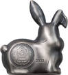 Mongolei  Year of the Rabbit - 1 Ounce Silver 2023 BE ( belle épreuve)
