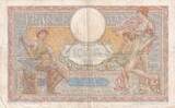 Frankreich 1937 100 Francs Luc Olivier Merson - 21-10-1937 - Serial R.55922 IV / S