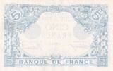 Frankreich 1915 5 Francs - Blue - 07-05-1915 - Serial D.5081 II / VZ