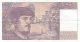 Frankreich  20 Francs - Debussy - 1980 - Serial Q.003 - P.151 II / VZ
