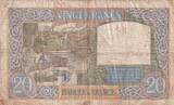 Frankreich 1941 20 Francs Science and Labour - 11-06-1941 - Serial J.4283 IV / S
