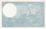 Frankreich 1939 10 Francs - Minerva - 19-10-1939 - Serial P.74963 II / VZ+