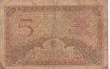 Madagaskar  5 Francs Goddess Juno - 1937 - Sign. Chaudun - P.35 - Serial l.1952 IV / S