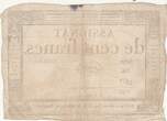 Frankreich  100 francs - 18 Nivose An III - 1794 - Sign. Chapotot - Serial 786 IV / S