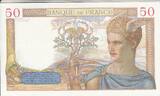Frankreich 1938 50 Francs - Ceres - 03-11-1938 - Serial N.8965 II / VZ+