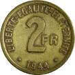 Frankreich  2 Francs France Libre - Philadelphia 1944 III / SS