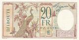 Dschibuti  20 Francs Peacock ND (1932) - Specimen - P.7as - UNC I / ST
