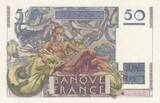 Frankreich 1947 50 Francs - Le Verrier - 20-03-1947 - Serial C.49 I / ST