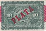 Kuba  10 Pesos - Harvesting sugar cane Overprint PLATA - 1896 IV / S