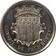 Jeton Frankreich 1 token Silber poinçon Abeille (après 1860-1879) 9 Rennes II / VZ
