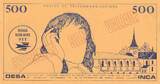 Frankreich  500 Francs Pascal - Desa Inca PTT - Post and telecom - No value I- / VZ+ / VZ-ST
