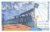 Frankreich  50 Francs - Saint-Exupéry - 1992 - Serial N.003 I / ST