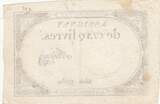 Frankreich 5 livres 5 Pounds - 10 Brumaire Year II (31.10.1793) - Sign. Ariquey - Serial 17564 III / SS