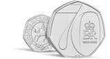 Großbritannien  Platinum Jubilee of Queen Elizabeth II - 50 Pences 2022 BU United Kingdom