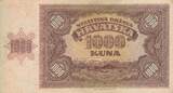 Kroatien 1941 1000 Kuna - Young girl - Mountains - 26-05-1941 - Serial C III / SS
