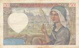 Frankreich 1940 50 Francs Jacques Coeur - 13-06-1940 - Serial R.3 IV / S+