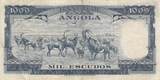 Angola 1970 1000 Escudos - A. Tomas - dam - 10-06-1970 - Serial 25tT III / SS