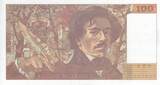 Frankreich  100 Francs - Delacroix - 1995 - Serial K.259 I- / VZ+ / VZ-ST