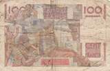 Frankreich 1946 100 Francs - Farmer - 03-10-1946 - Serial Q.102 IV / S