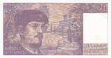 Frankreich  20 Francs - Debussy - 1983 - Serial F.010 II / VZ
