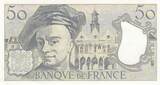 Frankreich  50 Francs - Quentin de la Tour - 1991 - Serial M.64 II / VZ