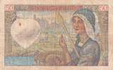 Frankreich 1940 50 Francs Jacques Coeur - 05-09-1940 - Serial Z.13 IV / S+