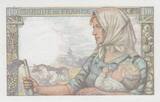 Frankreich 1944 10 Francs - Minor - 13-01-1944 - Serial H.66 I / ST