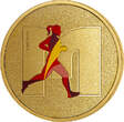Frankreich Mint 2023 Medallion M - Alphabet Sports - Paris 2024 I / ST