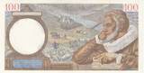 Frankreich 1942 100 Francs - Sully - 19-03-1942 - Serial D.29348 I- / VZ+ / VZ-ST