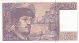 Frankreich  20 Francs - Debussy - 1993 - Serial W.040 II / VZ+
