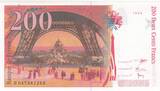 Frankreich  200 Francs - Gustave Eiffel - Tour Eiffel - 1996 - Serial H.047 I / ST