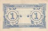 Frankreich  1 Franc - Chamber of Commerce - Dunkerque - 1918 - Serial 162 III / SS