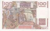 Frankreich 1950 100 Francs - Young farmer - 16-11-1950 - Serial Y.379 I / ST