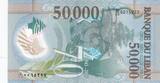 Libanon  50000 Livres - 70 years for the Lebanese Army - 2015 Polymer I / ST