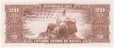 Brasilien  20 Cruzeiros - Deodoro Da Fonseca - Signature II - 1962 - Serial 1748.A I / ST