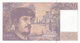 Frankreich  20 Francs - Debussy - 1993 - Serial N.039 II / VZ+