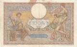 Frankreich 1930 100 Francs - Luc Olivier Merson - 18-09-1930 - Serial T.26680 III / SS